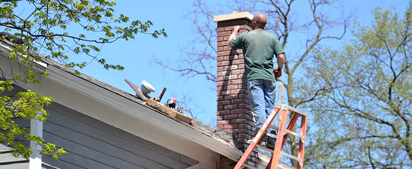 Vinyl and PVC Chimney Flashing Installation in Chanhassen, MN